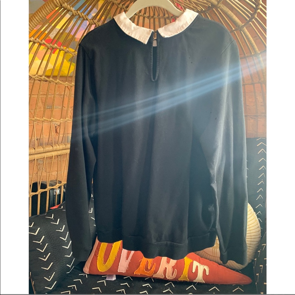 Forever 21 No Thanks Collard Graphic Sweatshirt - Picture 2 of 4